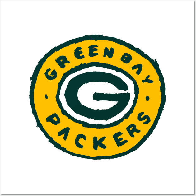 Green Bay Packeeeers 03 Wall Art by Very Simple Graph